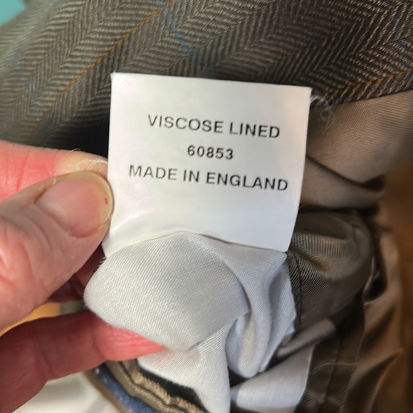 Today’s Man herringbone sport jacket made in England 40R - Picture 9 of 10